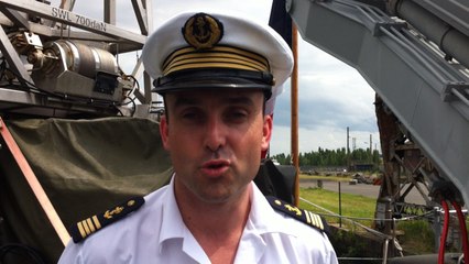 Escale du chasseur de mines Éridan