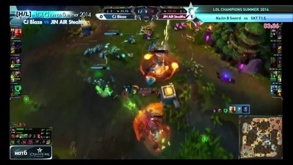 NAJIN BLACK VS SKT T1 S - OGN SUMMER 2014 - PART 1