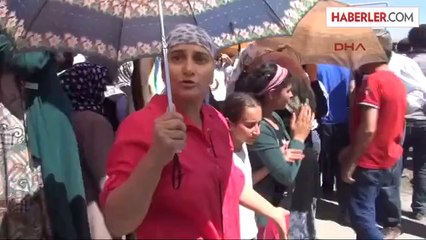 Van Su İsteyen TOKİ Sakinleri Eylem Yaptı