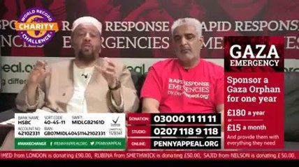 LIVE- Jewish man Becomes Muslim & Donates wages to GAZA!!!