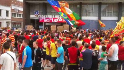 La manifestation des supporters lensois
