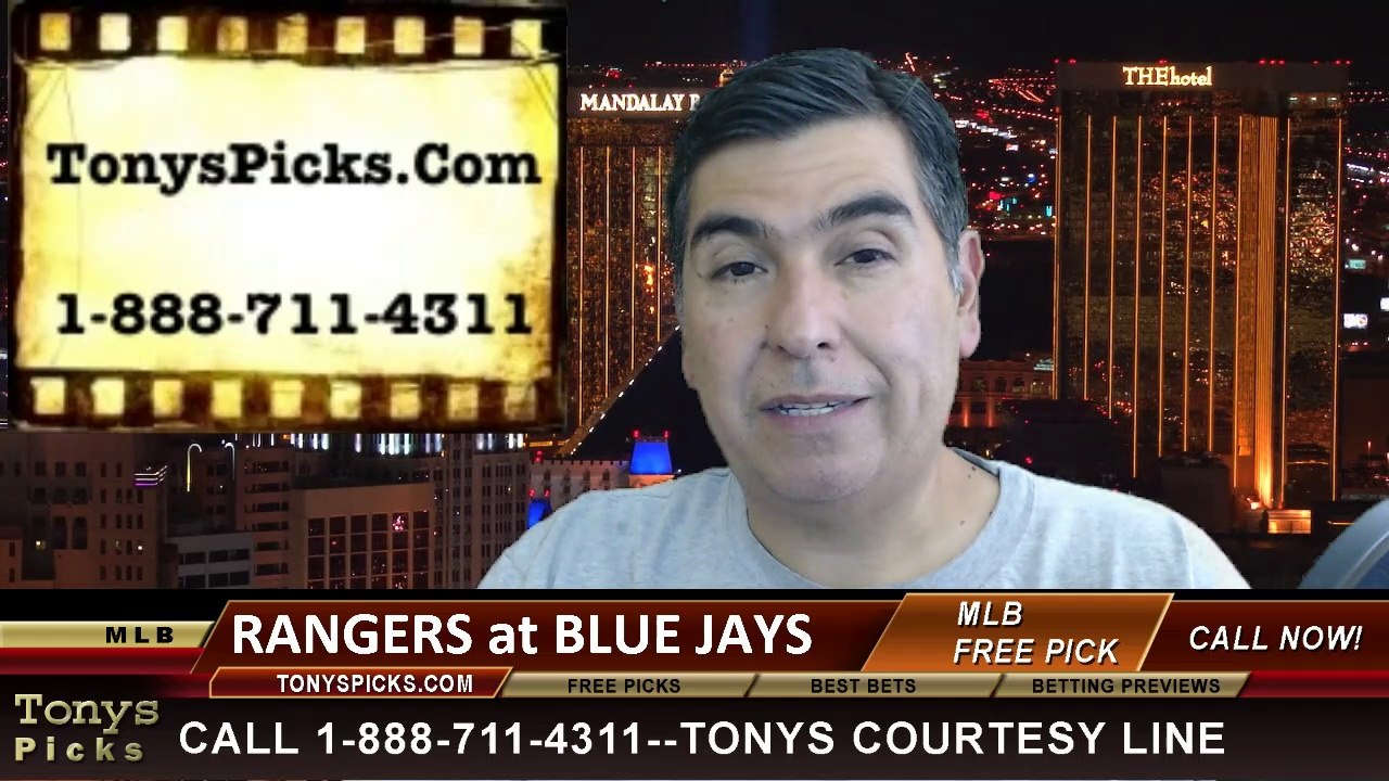 MLB Pick Toronto Blue Jays vs. Texas Rangers Odds Prediction Preview 7-19-2014