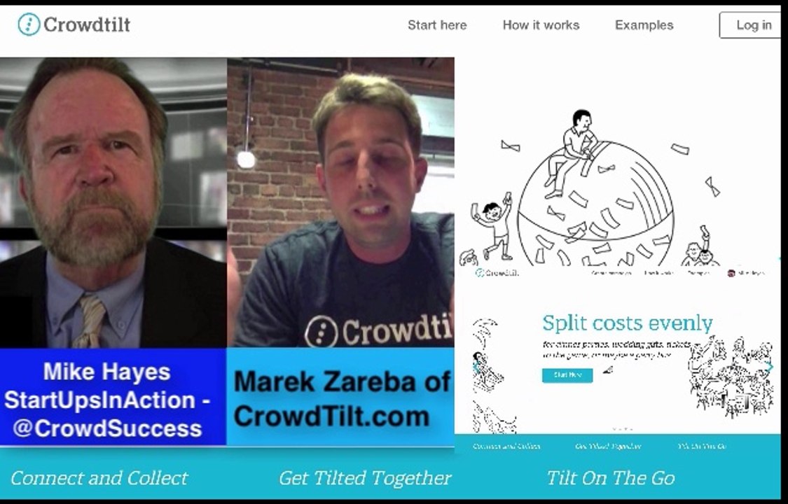 CrowdTilt.com on CrowdfundBeat.com with Mike Hayes of StartUps In Action
