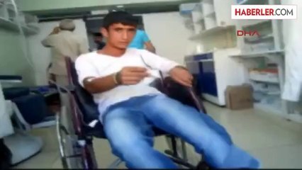 Yolda Yürürken Ayağına Demir Saplandı