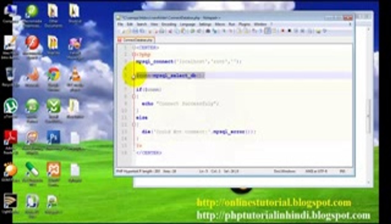 PHP Tutorial in Hindi Urdu-61 Select MySQL 0Database with Example  by sharaj khan full hd