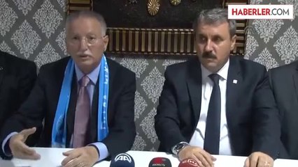 İhsanoğlu, BBP Genel Başkanı Destici ile bir araya geldi -