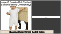 Cheapest Braeden Knit Christening Baptism Blessing Outfit for Boys