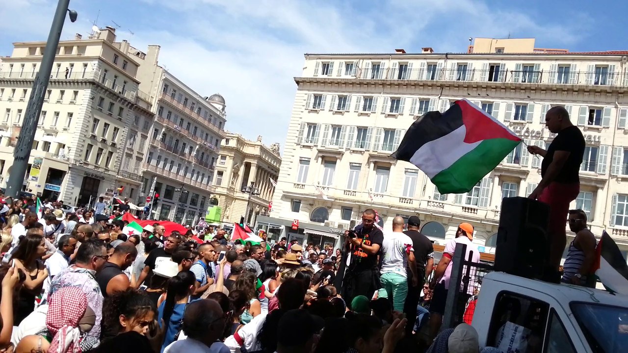 Manif Marseille de Soutien à Gaza