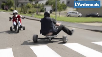 Les pentes du Sedanais en drift trike. Reportage : Aurélien Laudy & Antoine Vaast.