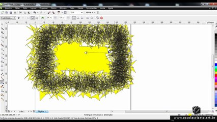 Curso de Corel Draw X5 Aula 36 Efeito Distorção