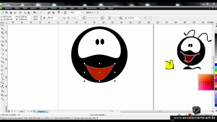 Curso de Corel Draw X5 aula 41 - smilinguido