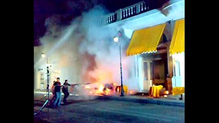 مشهد تفجير فى مسلسل ساعة عصارى 2007 - خلف الكواليس - Egypthands