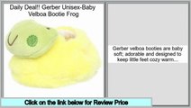Clearance Gerber Unisex-Baby  Velboa Bootie Frog