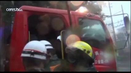 El supertifón Rammasun causa estragos en el sur de China