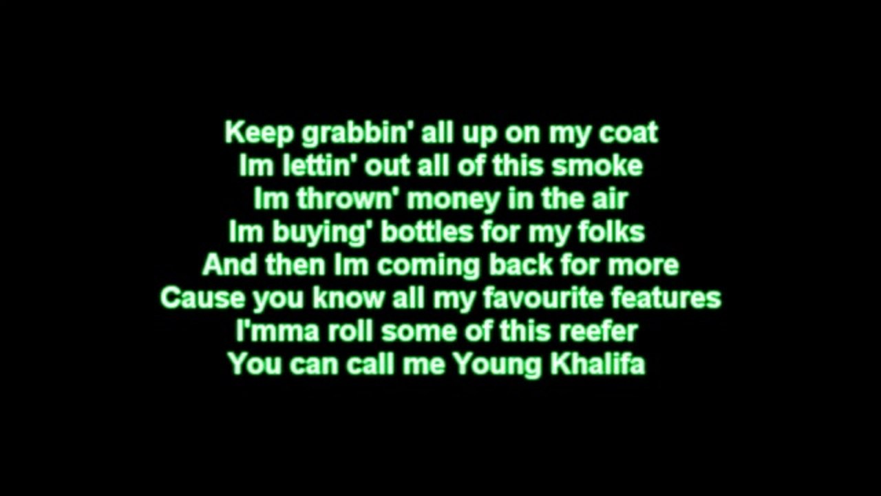 Akon ft Wiz Khalifa- Dirty Work (Lyrics Video)