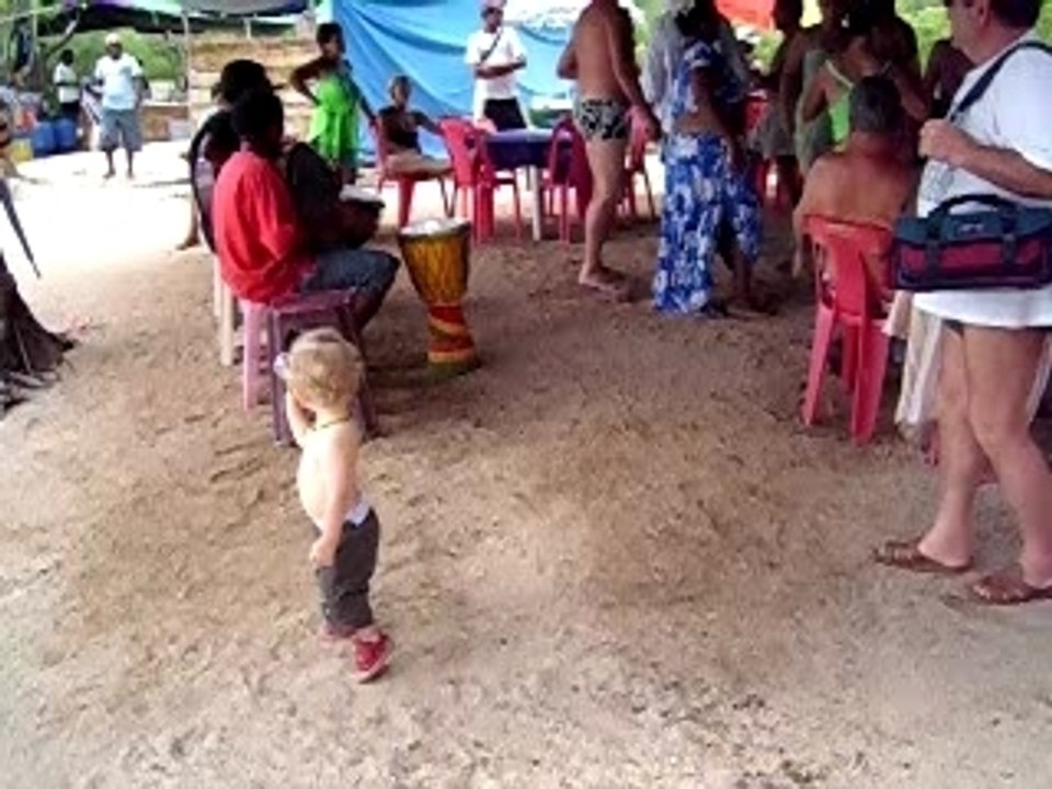 Sacha à l'Ile Maurice