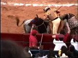 Mexico_ Bull Fight; BULL WINS!