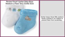 Save Price Gerber Baby-Boys Newborn 2 Pack Terry Gorilla Sock
