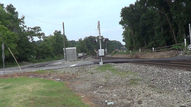 CSX power leads NS 220 EB through Mableton Ga.