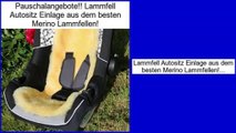 effizient Lammfell Autositz Einlage aus dem besten Merino Lammfellen!