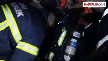 Tavşanlı Asit Tankeri Şarampole Uçtu, Araçta Sıkışan Sürücü 3 Saatte Kurtarıldı Ek