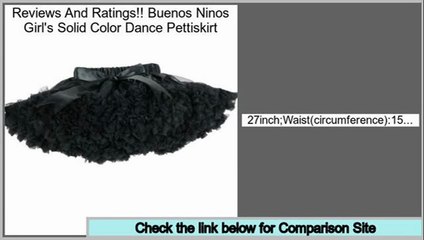 Compare Prices Buenos Ninos Girl's Solid Color Dance Pettiskirt
