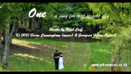 'ONE' a love song for that special day!  (wedding / anniversary / love song ) Country music