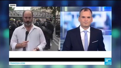 Manifestation pro-palestinienne _ De violents affrontements ont duré plusieurs heures à Barbès_(360p)