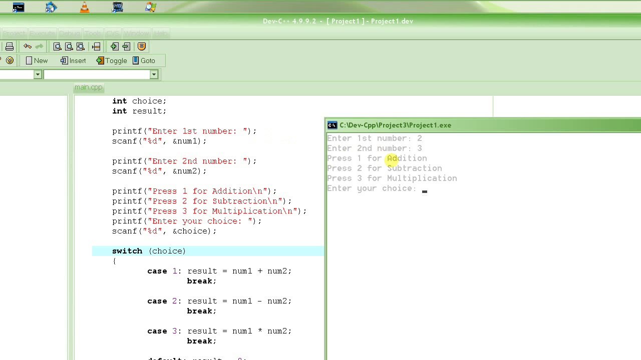 C Programming Tutorial # 24 - switch statement - Part 2