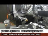 glass bottle screen printer machine