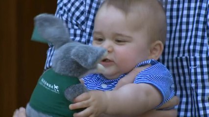 Prince George's birthday photo shows him walking