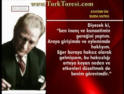 Atatürkün Bursa Nutku