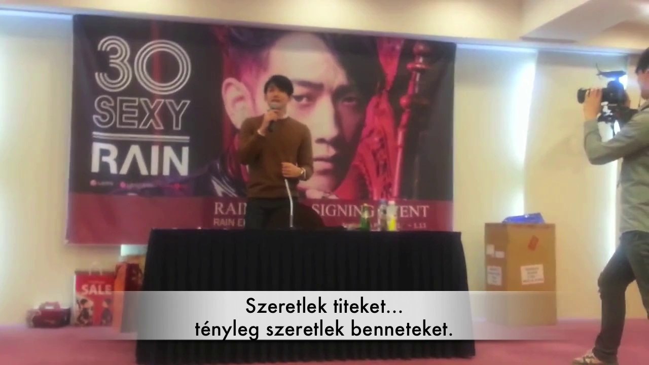 140112 Rain dedikálás utáni köszönete
