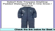 Rating Kids Trespass DripDrop Padded Waterproof All In One Snow / RainSuit