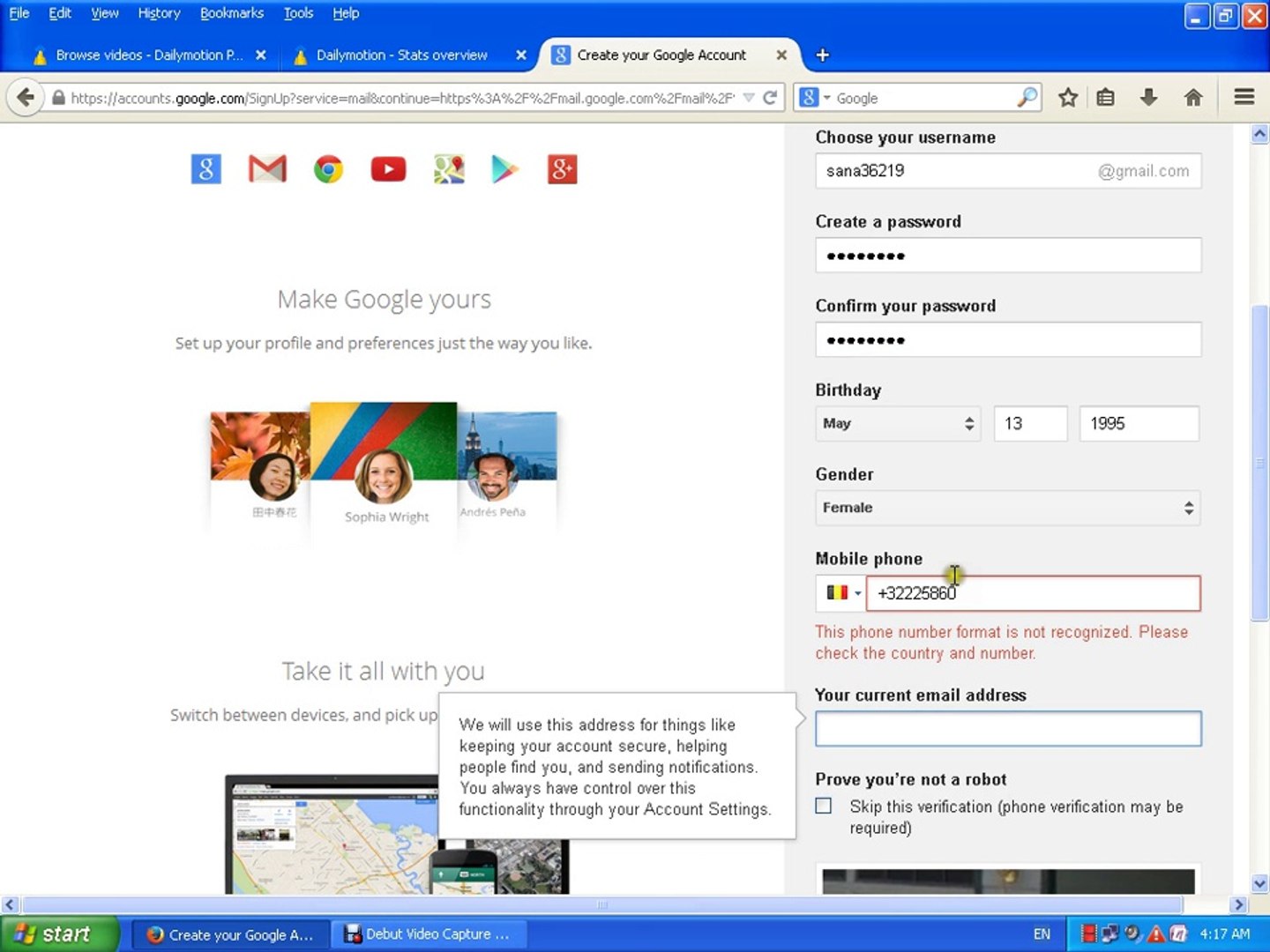 How to Create a gmail account