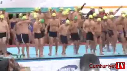 Kıtalararası yüzme yarışı yapıldı