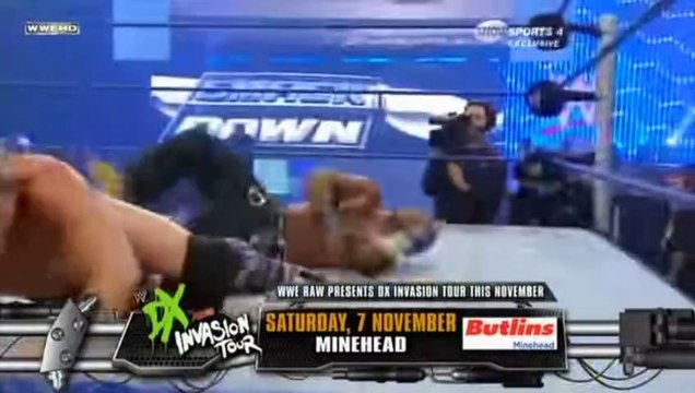 Chris Jericho With/Big Show vs JTG With/Shad [Español Latino] SmackDown 2009