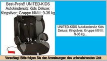 Big Deal UNITED-KIDS Autokindersitz Kids Deluxe; Kingsilver; Gruppe I/II/III; 9-36 kg
