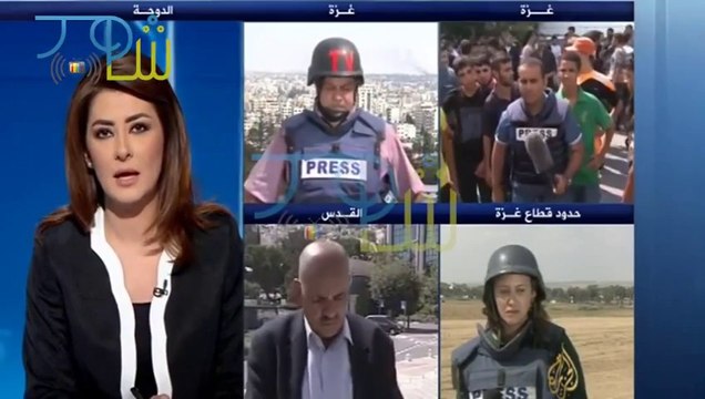 ‫مؤثر جدا ... مراسل الجزيرة يبكي على الهواء ولا يستطيع استكمال التقرير بعد مشاهدته للمجازر في غزة‬