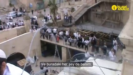 Yahudi yerleşimcinin küstahlığı