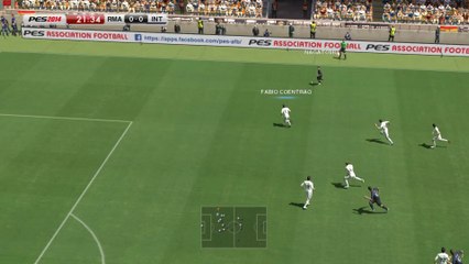 Pes 2014 Real Madrid vs Inter first half