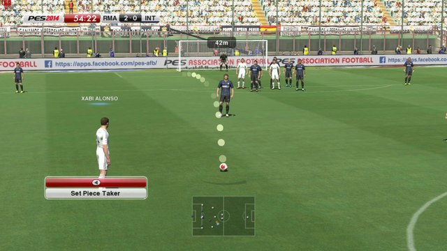 Pes 2014 Real Madrid vs Inter second half