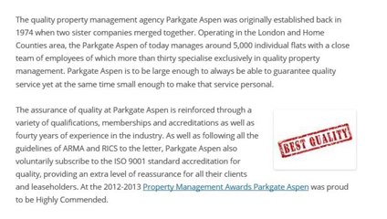 Forty Years of Quality Property Management at Parkgate Aspen