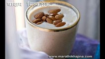Badam Milk Shake Recipe in Hindi (बादाम मिल्कशेक)