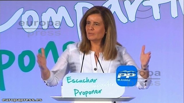 Báñez asegura empleo a los 4,5 millones de parados