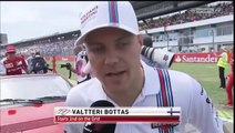 F1 2014 - 10 German GP - Pre-Race  Drivers parade - Valtteri Bottas