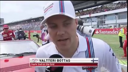 Télécharger la video: F1 2014 - 10 German GP - Pre-Race  Drivers parade - Valtteri Bottas