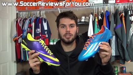 Nike Mercurial Vapor 9 Vs Adidas F50 Adizero Micoach 3 2014 - Comparison + Review-1