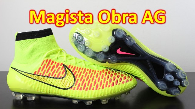 Nike Magista Obra AG (Artificial Grass) Volt/Hyper Punch - Unboxing + On Feet