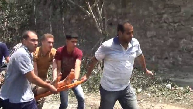 Chaos à Shejaiya (Chadjaiya), à Gaza (attention, images très choquantes)